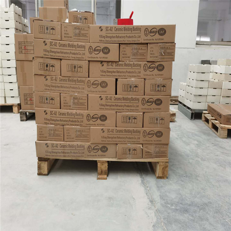 ODM Horizontal FCAW Ceramic Backing Bar In Welding Low Thermal Conductivity